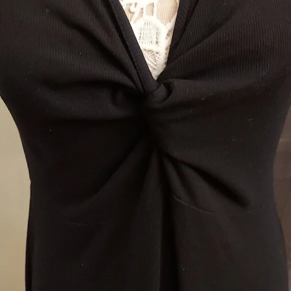 TORRID Mini Rib Knit Twister Front Skater Pullover Dress L - Picture 6 of 13